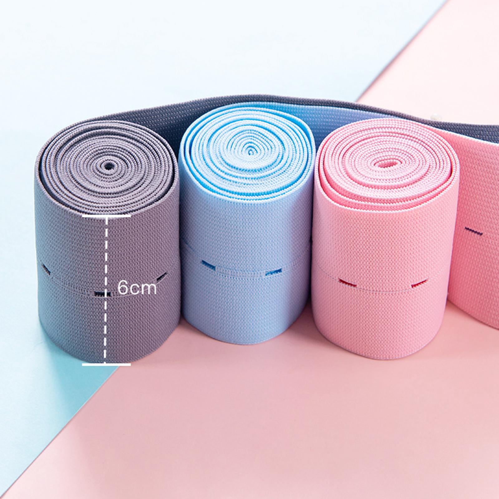 2Pcs Fetal Heart Belt Support Tool Comfortable for 100kg-150kg Pink Blue