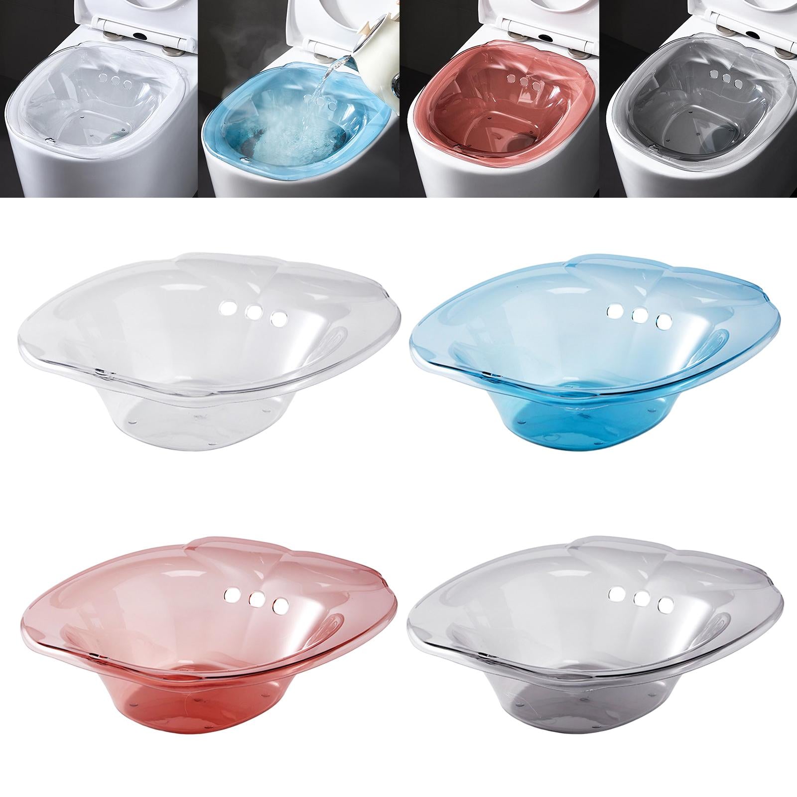 Toilet Bidet Overflow Bidet Basin for for Postpartum Care women Transparent