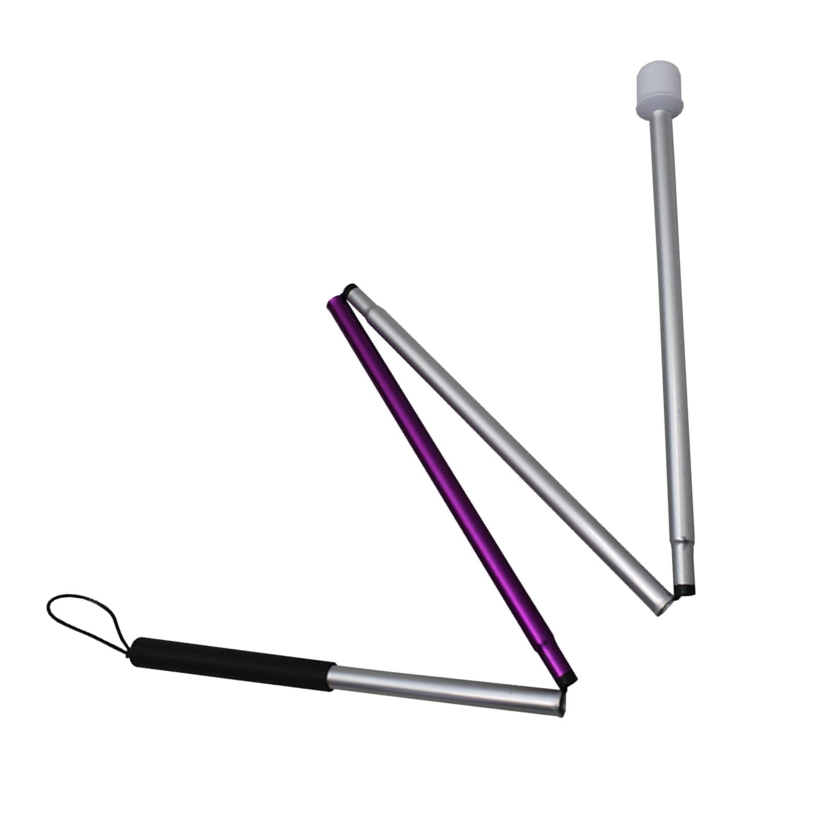 Folding Blind Cane Mobility Cane Elderly Blind Stick 4 Sections Probing Cane