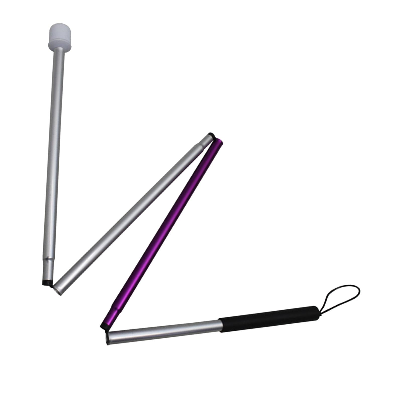 Folding Blind Cane Mobility Cane Elderly Blind Stick 4 Sections Probing Cane