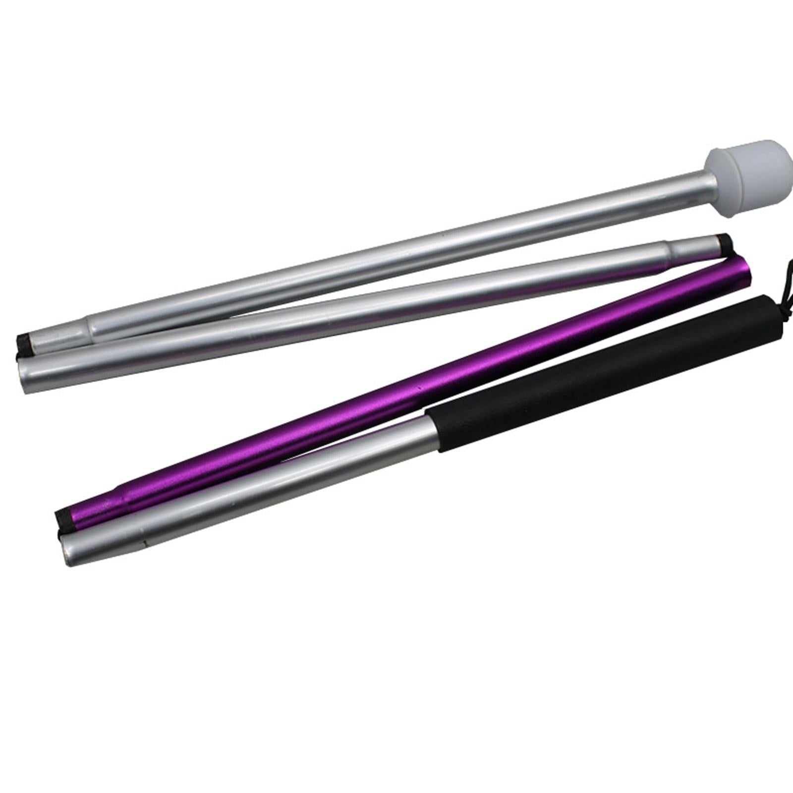 Folding Blind Cane Mobility Cane Elderly Blind Stick 4 Sections Probing Cane
