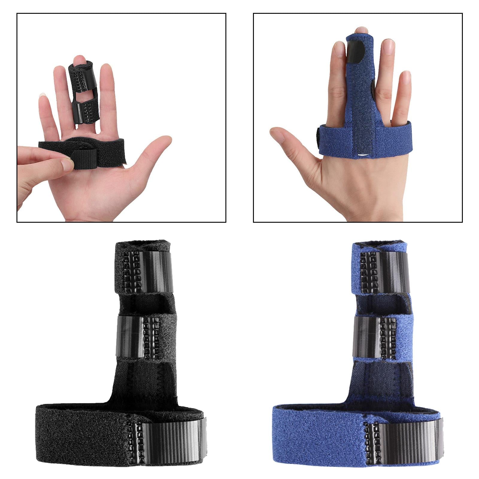 Trigger Finger Splints for Thumb, Index, Middle, Ring, Little Finger Blue
