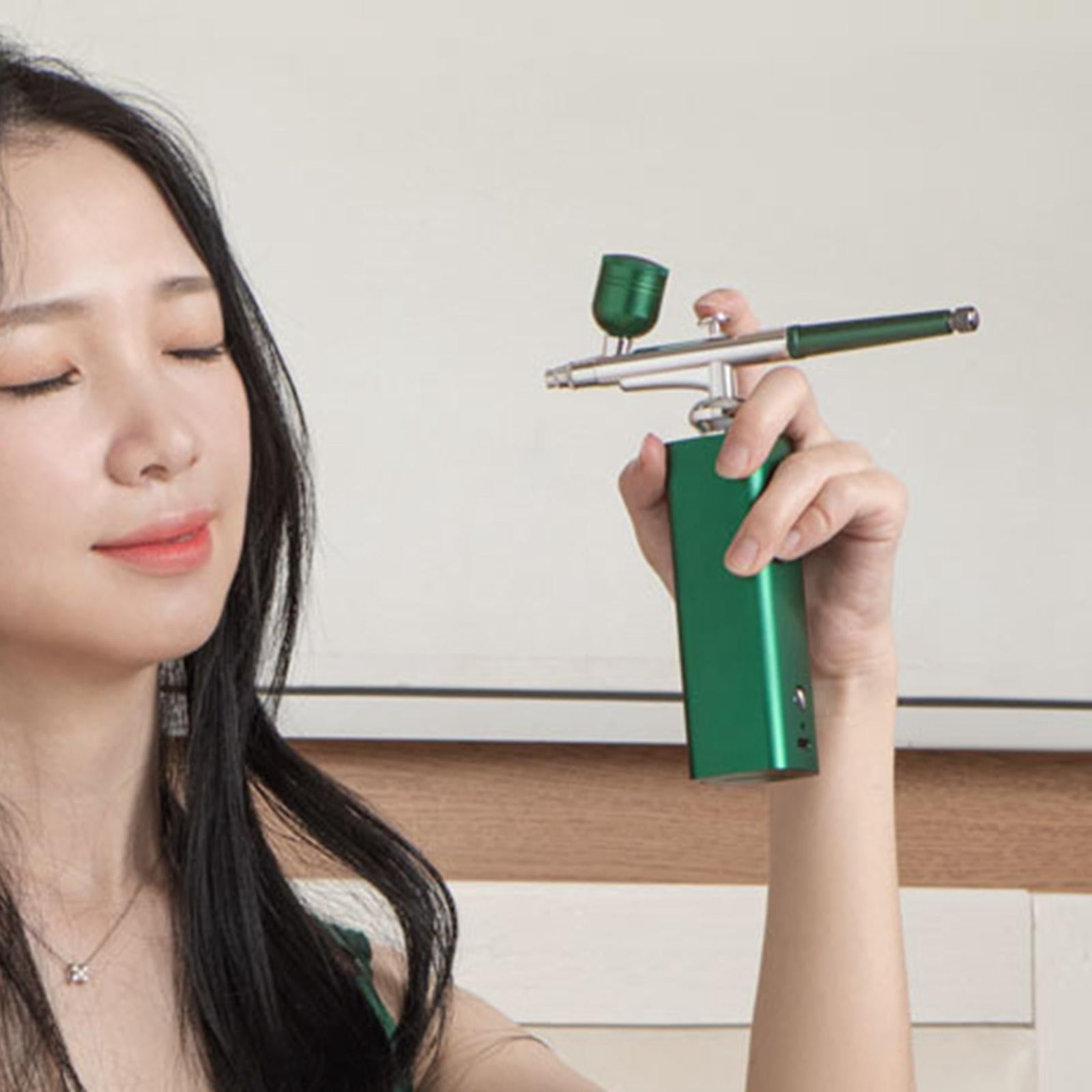 Facial Mist Sprayer Portable Facial Mist Sprayer Cordless Handheld Green