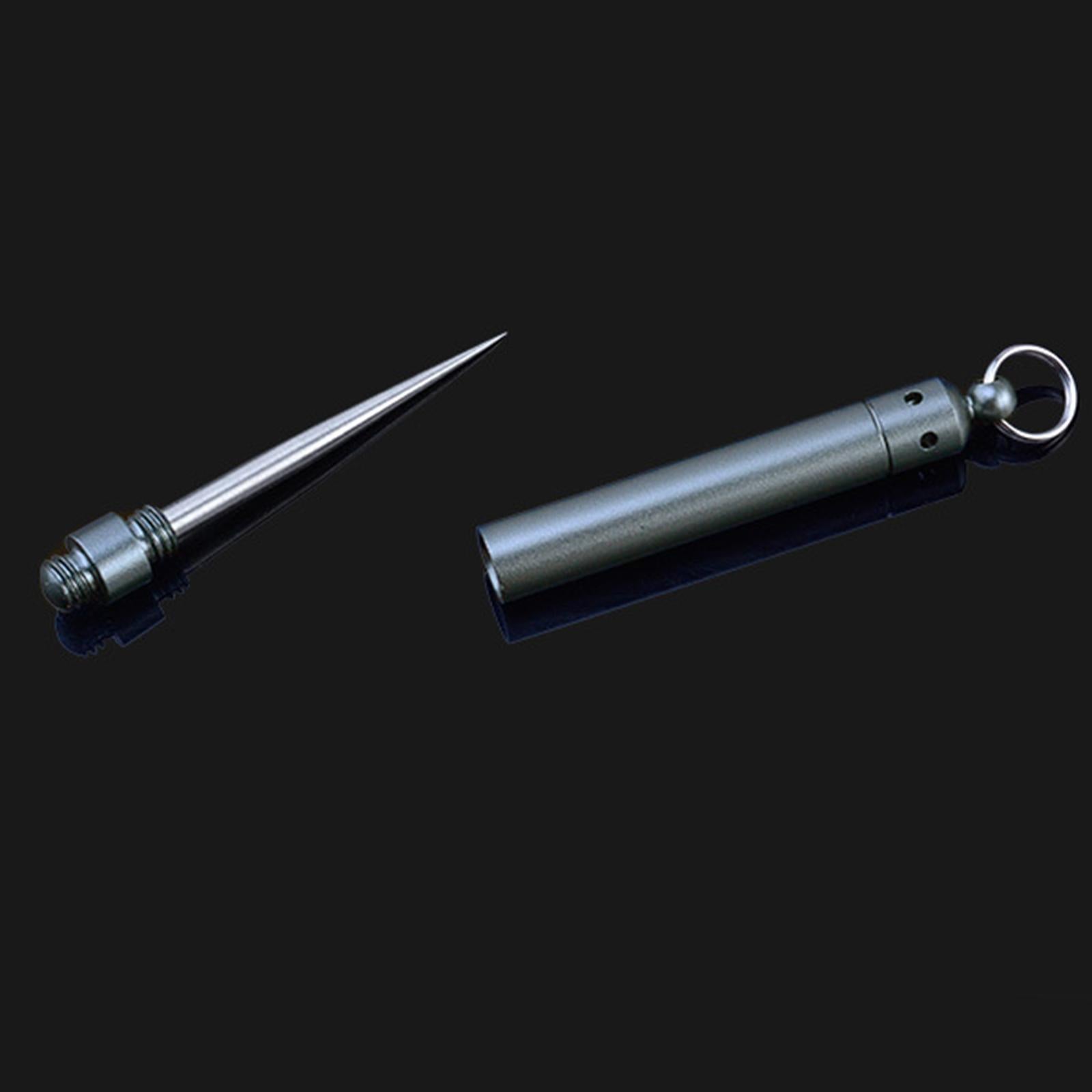 Stainless Steel Toothpick Waterproof Reusable for Outdoor Travel Camping Blue J20
