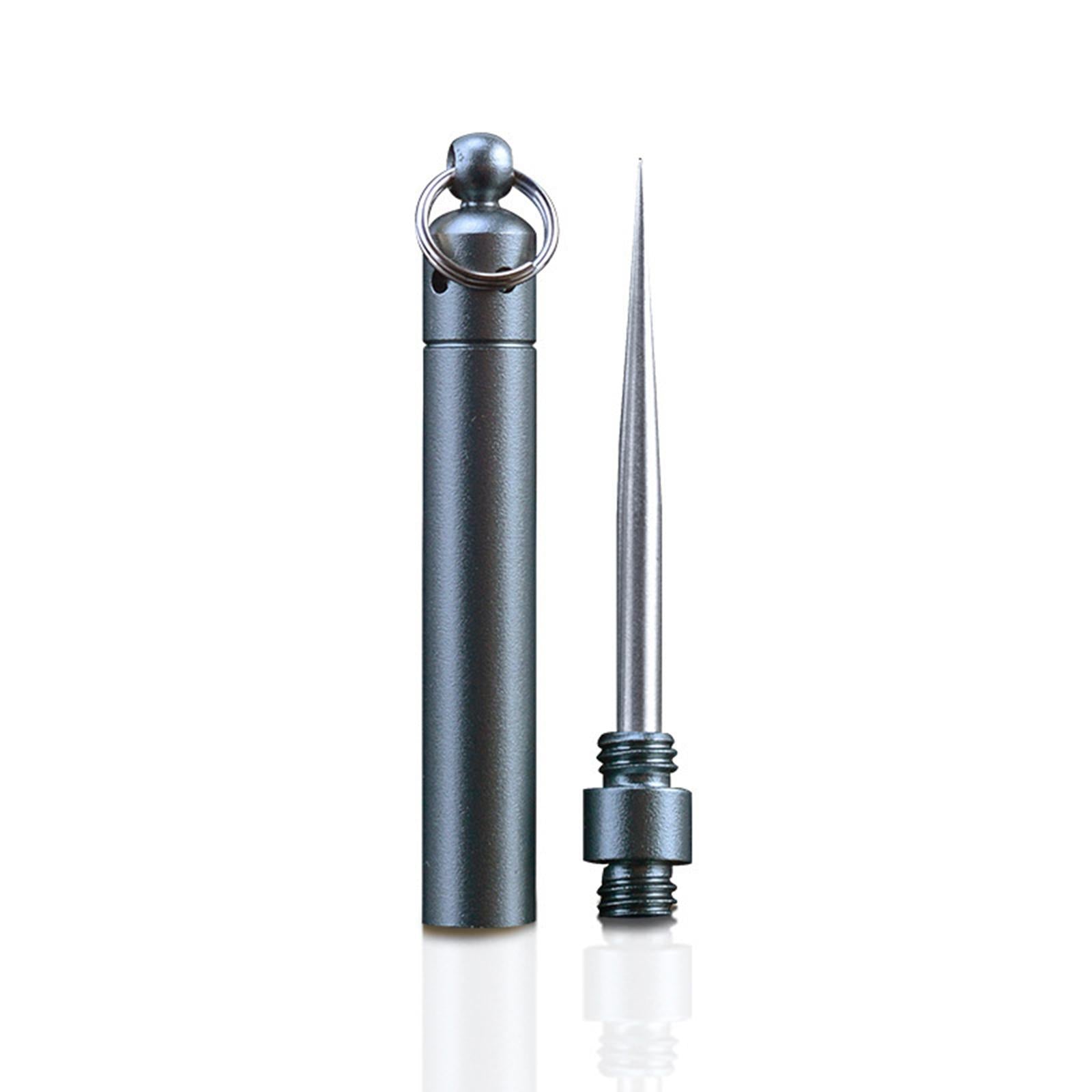 Stainless Steel Toothpick Waterproof Reusable for Outdoor Travel Camping Blue J20