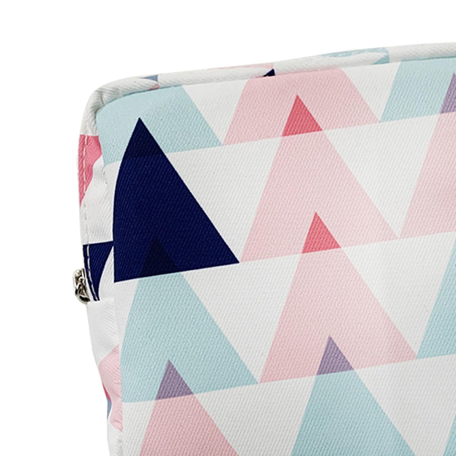 Washable Sanitary Napkin Storage Bag Toiletry Pouch Nursing Girls Ladies pink triangle