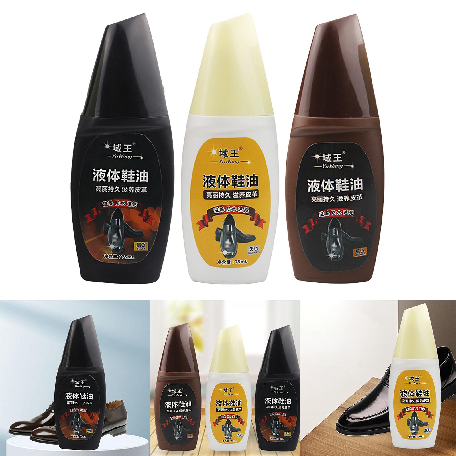 Shine Liquid Shoe Polish Cleaning Tool for PU Leather Shoes PU Leather Sofa Black