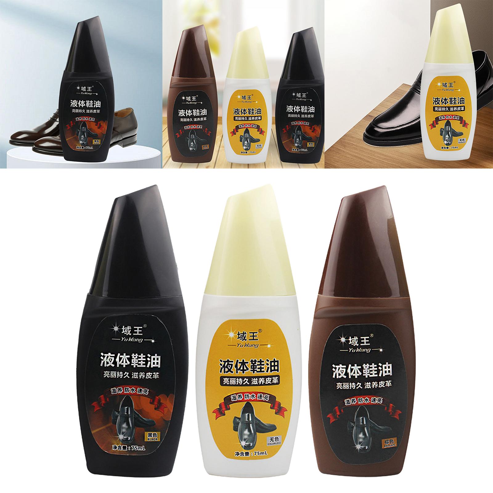 Shine Liquid Shoe Polish Cleaning Tool for PU Leather Shoes PU Leather Sofa Black