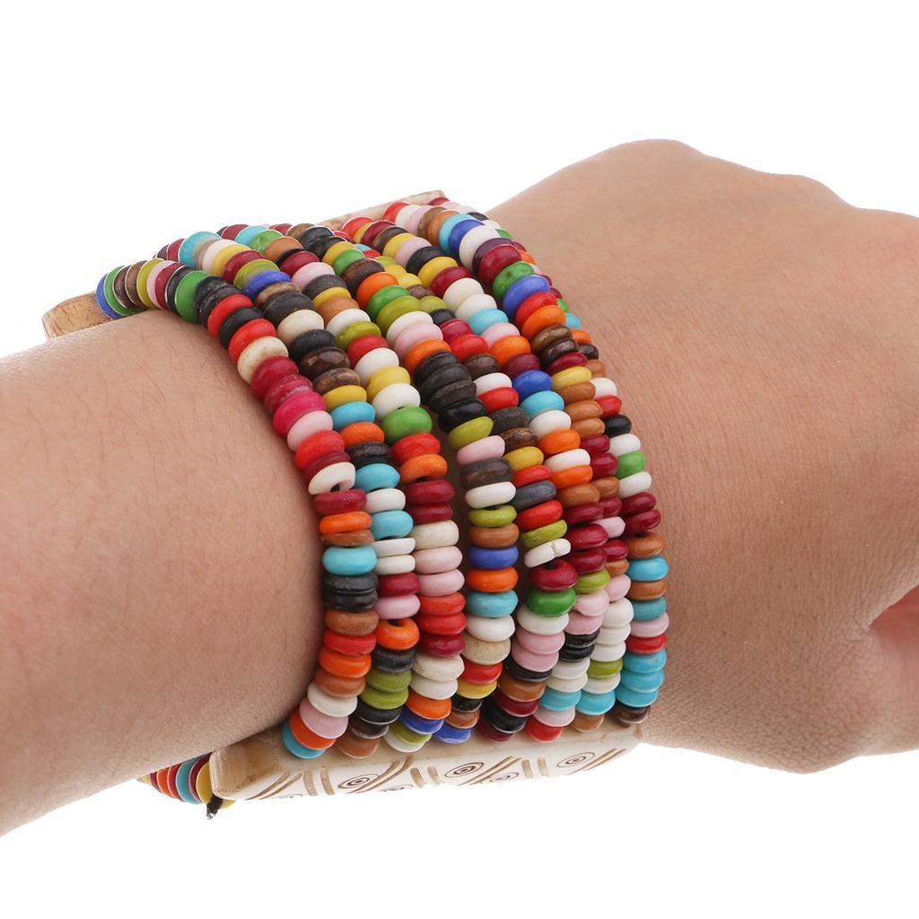 Woman Colorful Mini Shell Bracelet with Bone Wrist Ornament Creative Gift