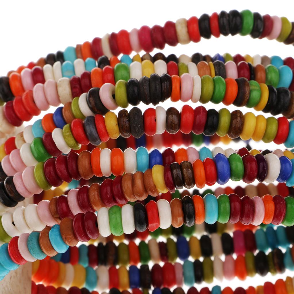 Woman Colorful Mini Shell Bracelet with Bone Wrist Ornament Creative Gift