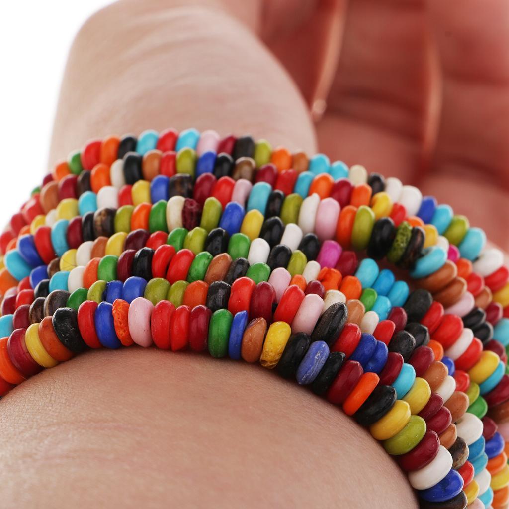 Woman Colorful Mini Shell Bracelet with Bone Wrist Ornament Creative Gift