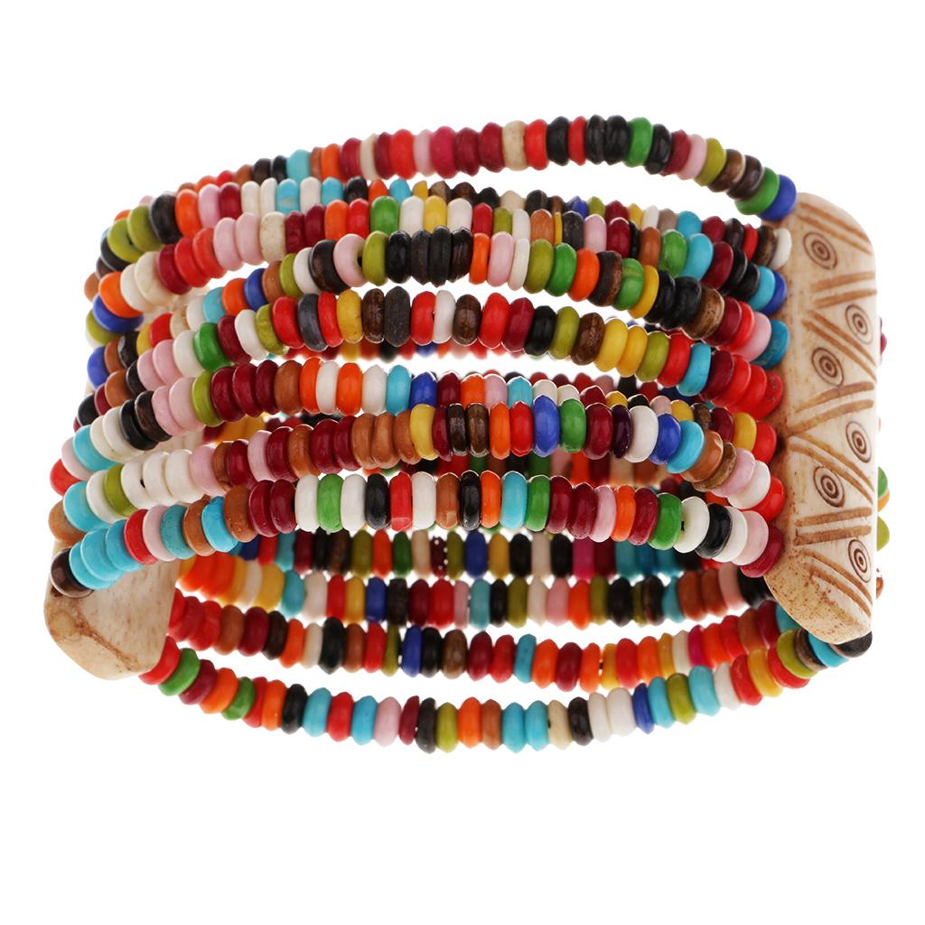 Woman Colorful Mini Shell Bracelet with Bone Wrist Ornament Creative Gift