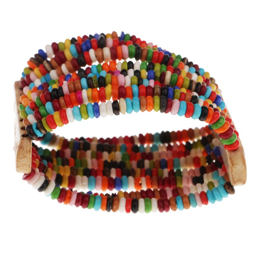 Woman Colorful Mini Shell Bracelet with Bone Wrist Ornament Creative Gift