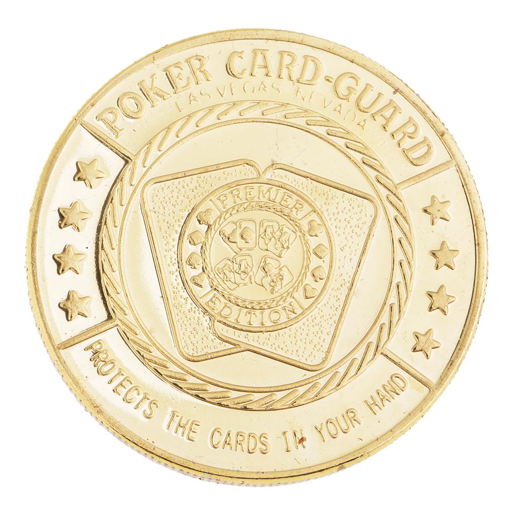 Gold Plated Lucky Poker Chip Coin Toys Commemorative Coin Toys Collectible