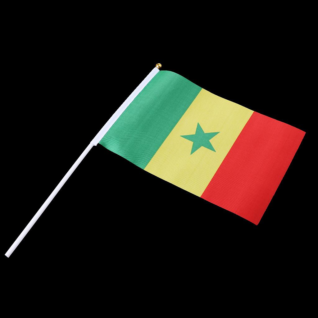 12PCS Flag Flags Banner Hand Waving Flag National Pride Flag Senegal
