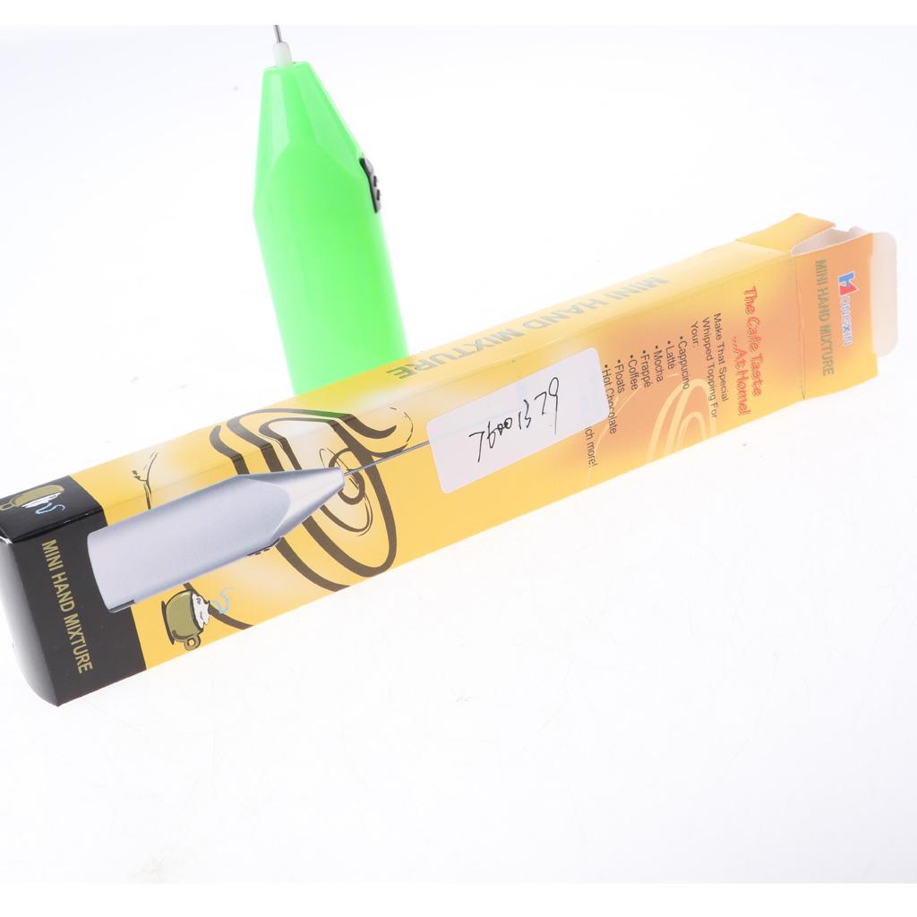 Automatic Egg Beater Coffee Milk Portable Electric Whisk Mixer Green