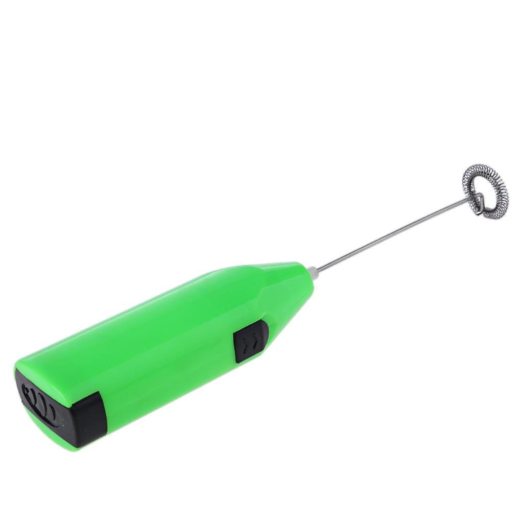 Automatic Egg Beater Coffee Milk Portable Electric Whisk Mixer Green