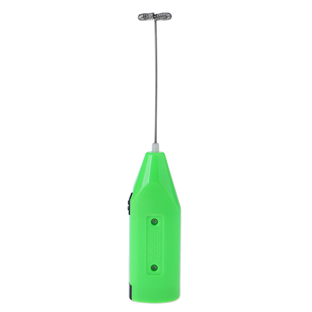 Automatic Egg Beater Coffee Milk Portable Electric Whisk Mixer Green