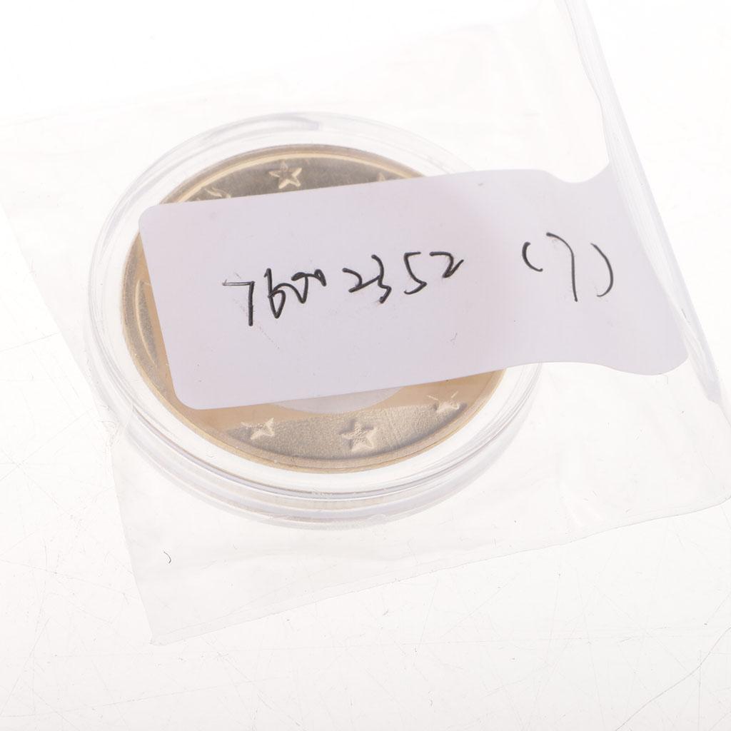 Gold and Silver Plated Metal Coins for Adults Souvenir Gifts Collection #2