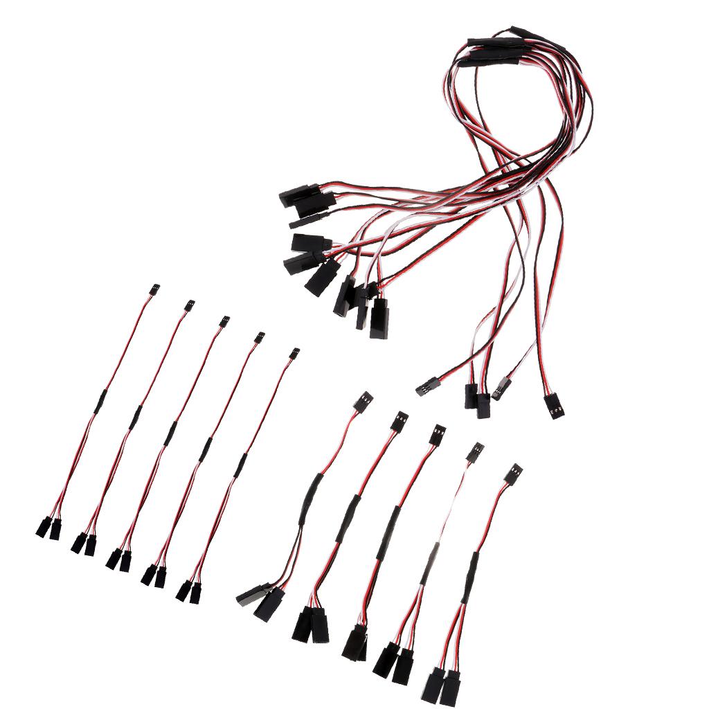 5pcs Y Type Steering Servo Extended Line Extension Lead Wire Cable 150mm