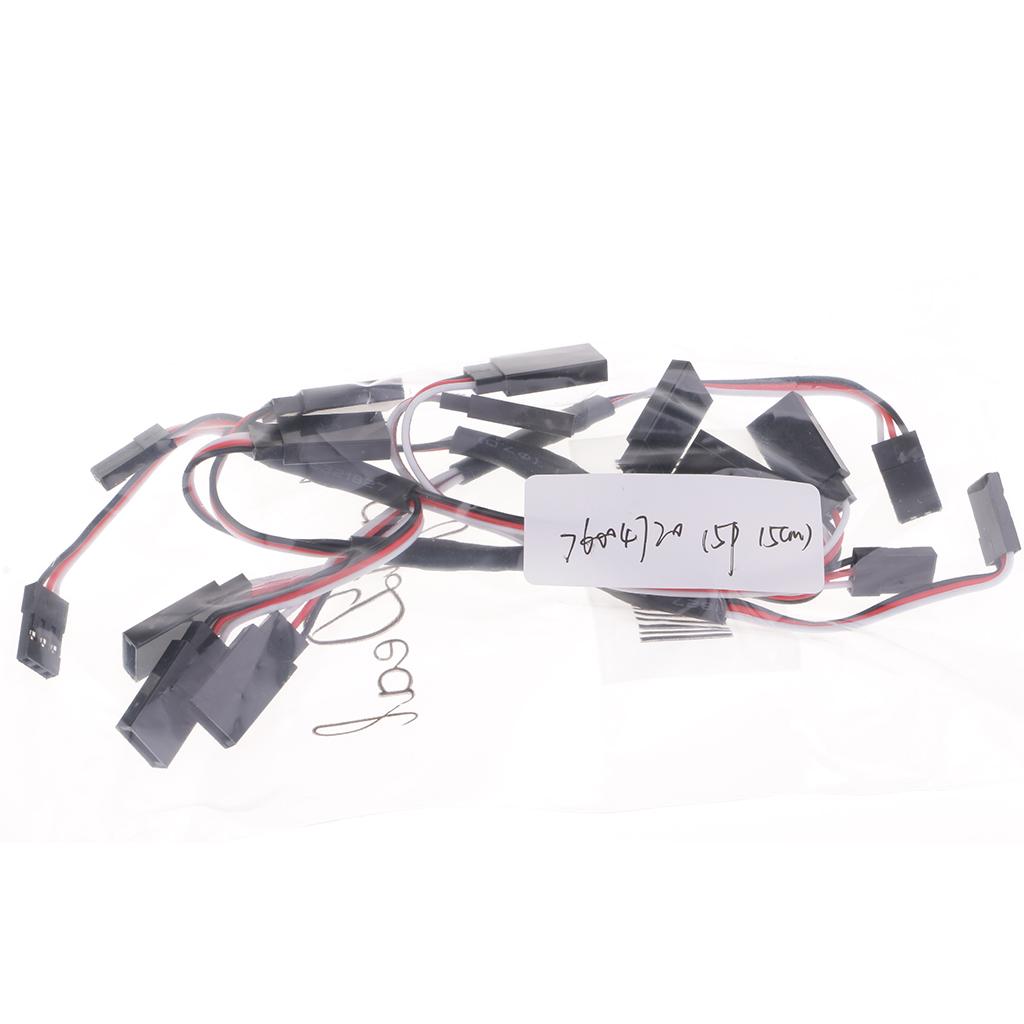5pcs Y Type Steering Servo Extended Line Extension Lead Wire Cable 150mm