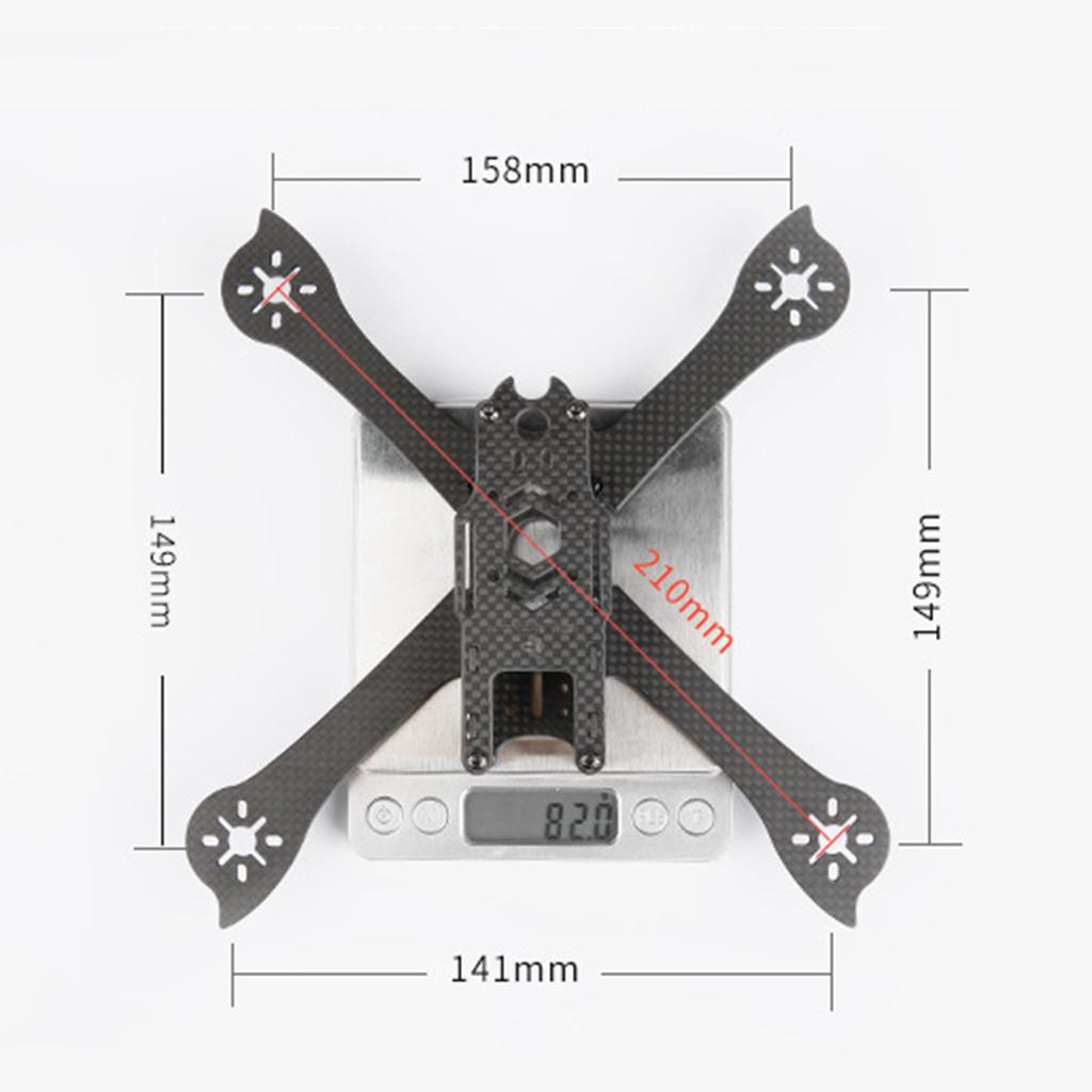 Carbon Fiber Rack Drone Body Frame for FPV Racing Car iflight iX5-210MM V3