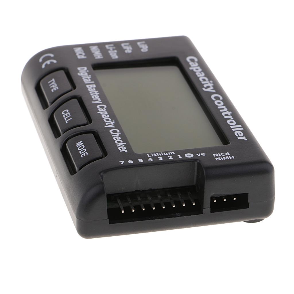 LCD Digital Battery Capacity Checker Tester for LiPo LiFe Li-ion NiMH Nicd