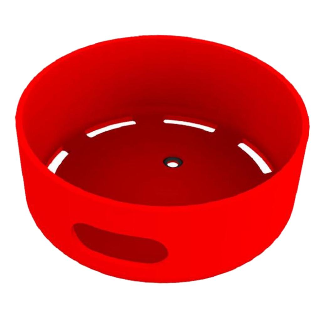 Protective Case for Echo Dot 2 Soft Silicone Anti-dust Cover Red