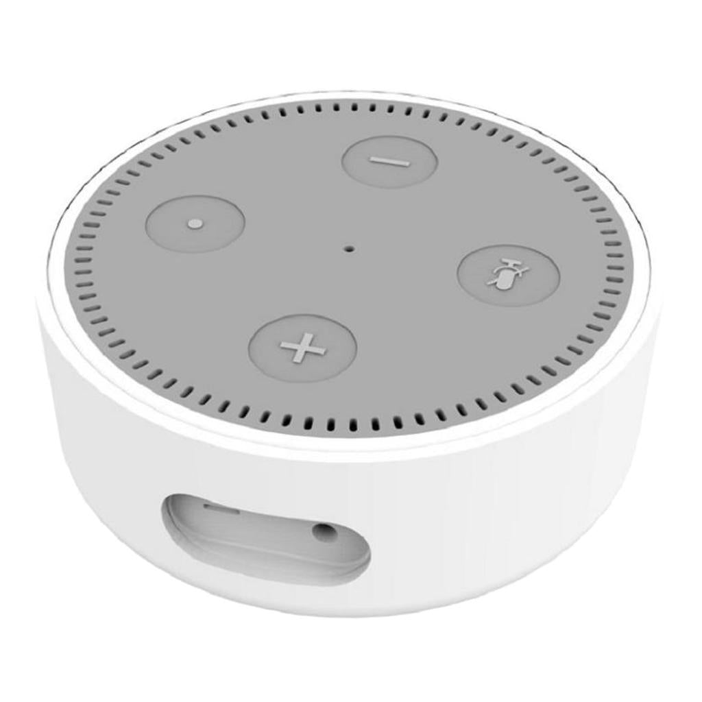 Protective Case for Echo Dot 2 Soft Silicone Anti-dust Cover White