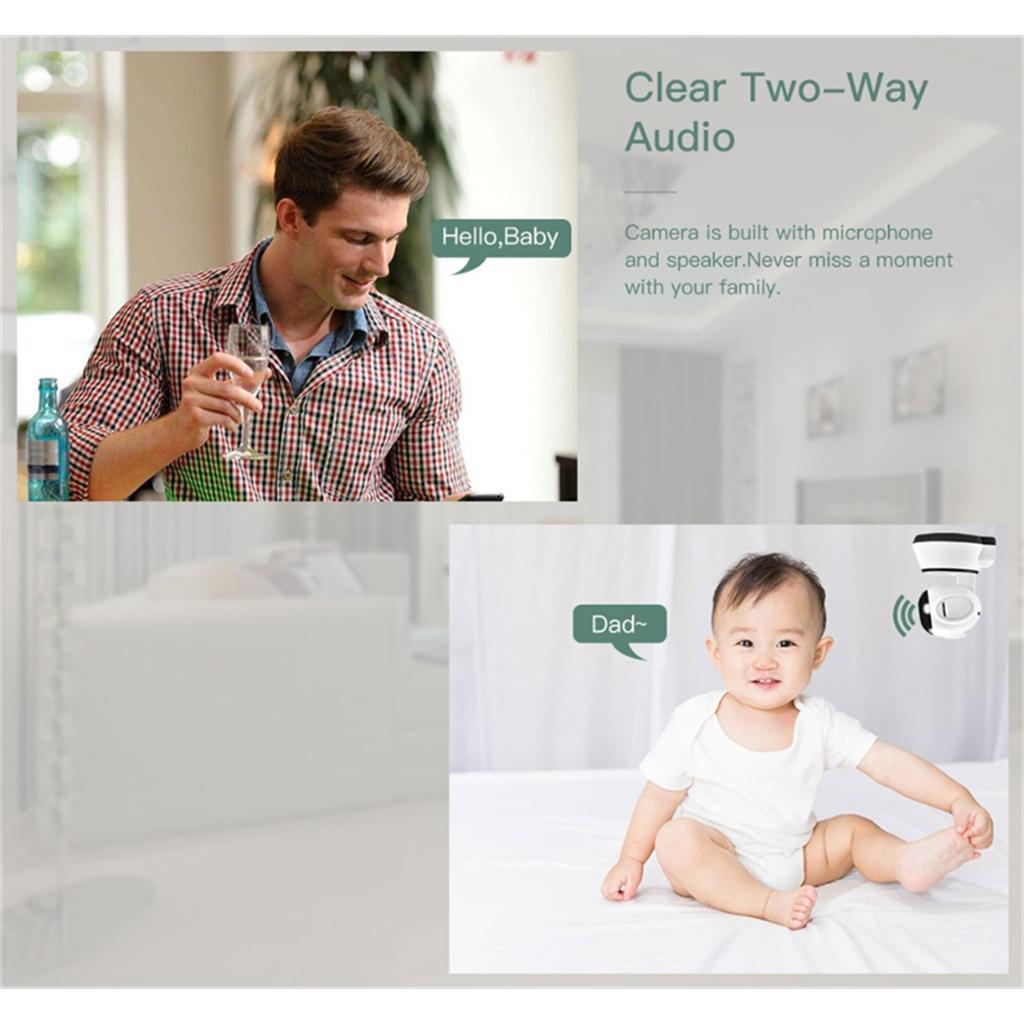 Wireles Wifi IP Night Vision Camera Two Way Audio Motion 16GB TF Card