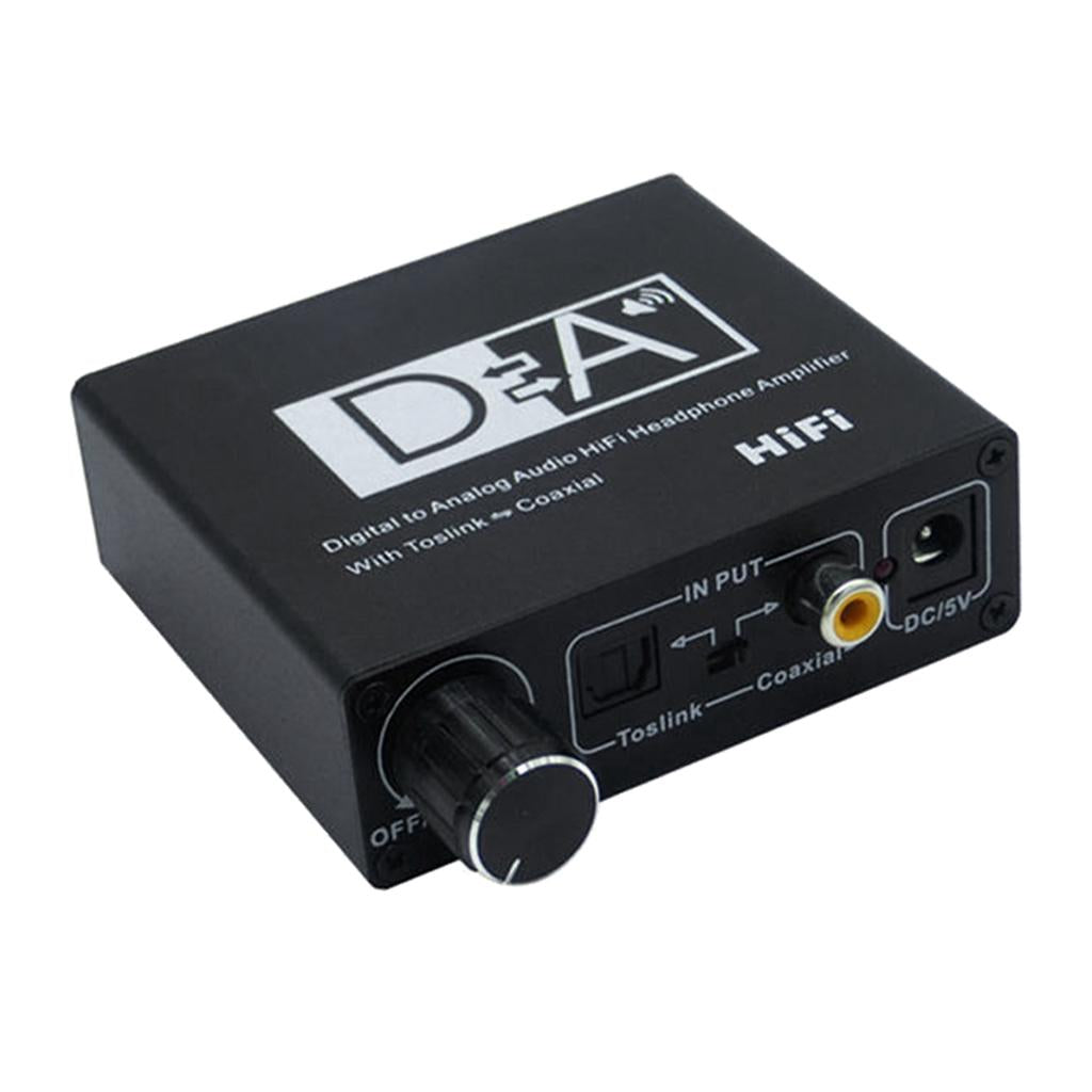 Digital To Analog Audio Converter Hifi DAC Amp Amplifier Coaxial Decoder