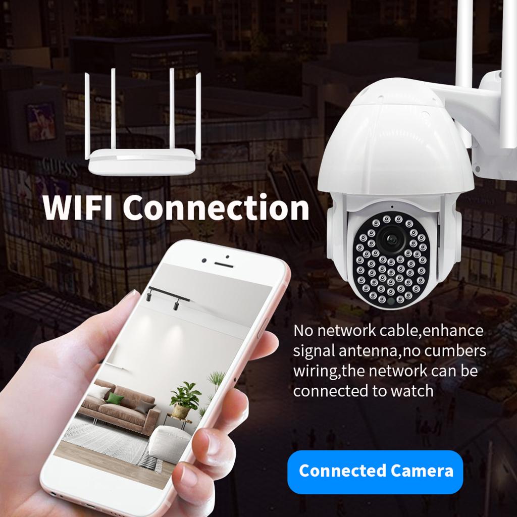 1080P WIFI IP HD Camera Wireless PTZ Smart Home Security IR Cam AU Plug