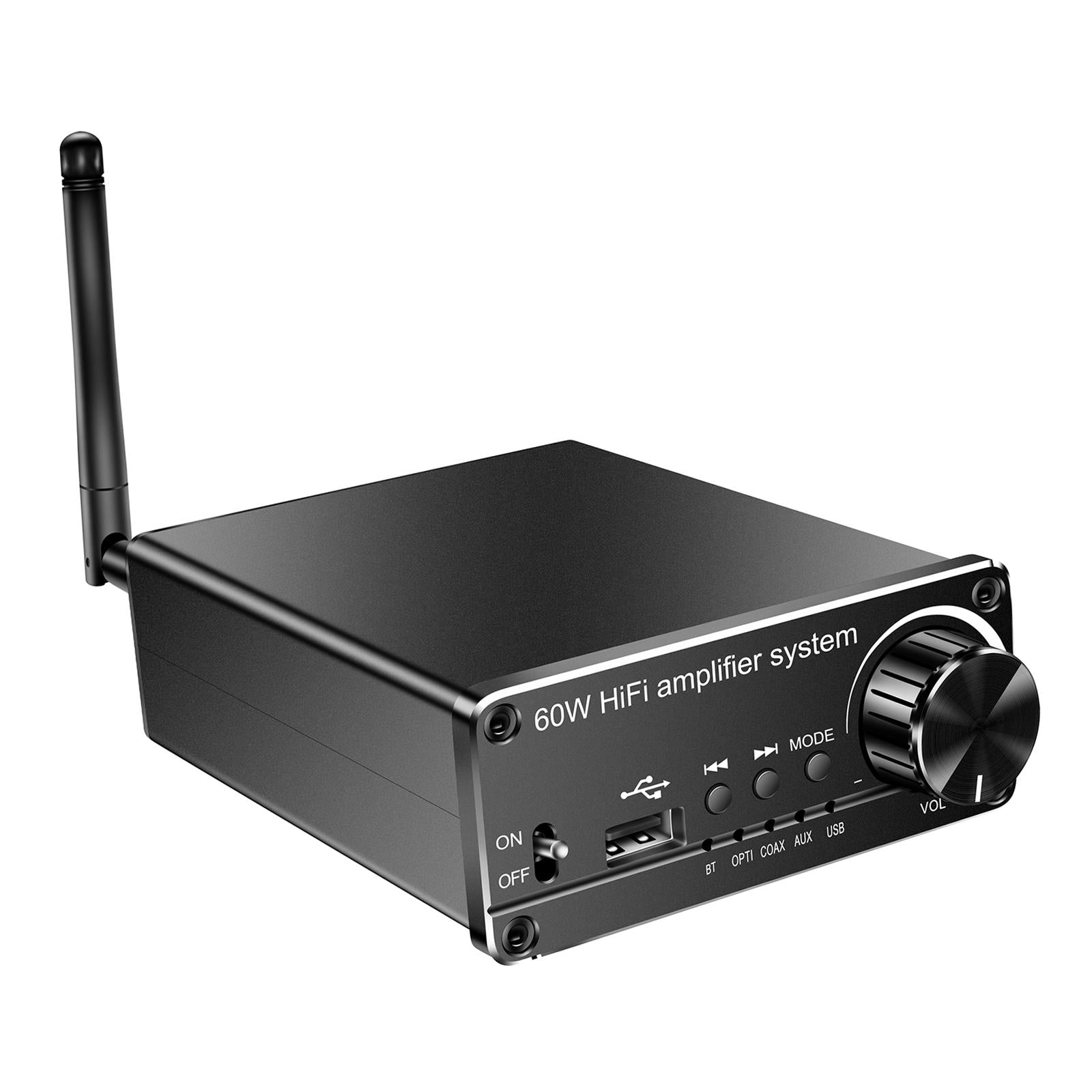 Restaurant Bar Small Audio Receiver HiFi Amplifier Stereo AMP 19V