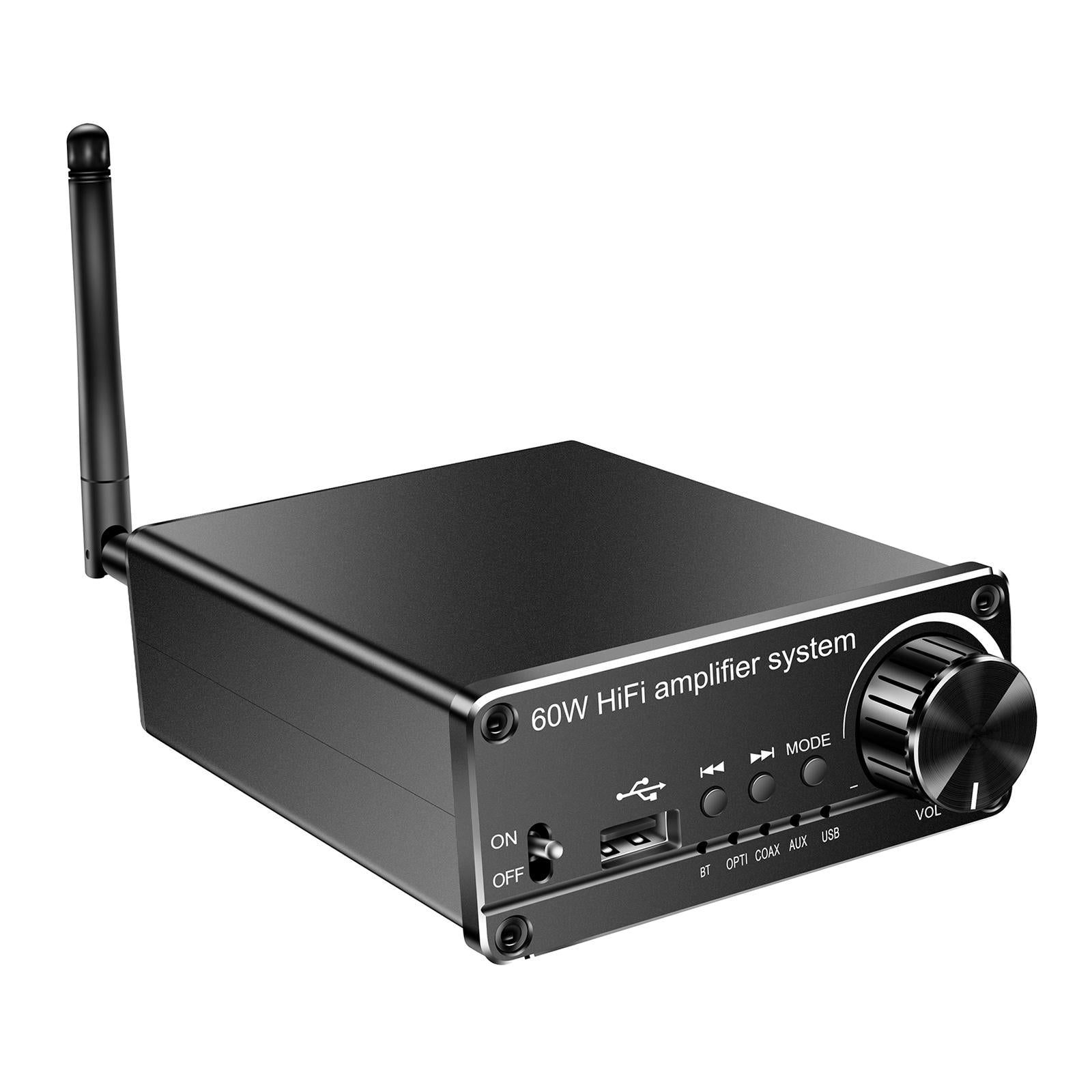 Restaurant Bar Small Audio Receiver HiFi Amplifier Stereo AMP 19V