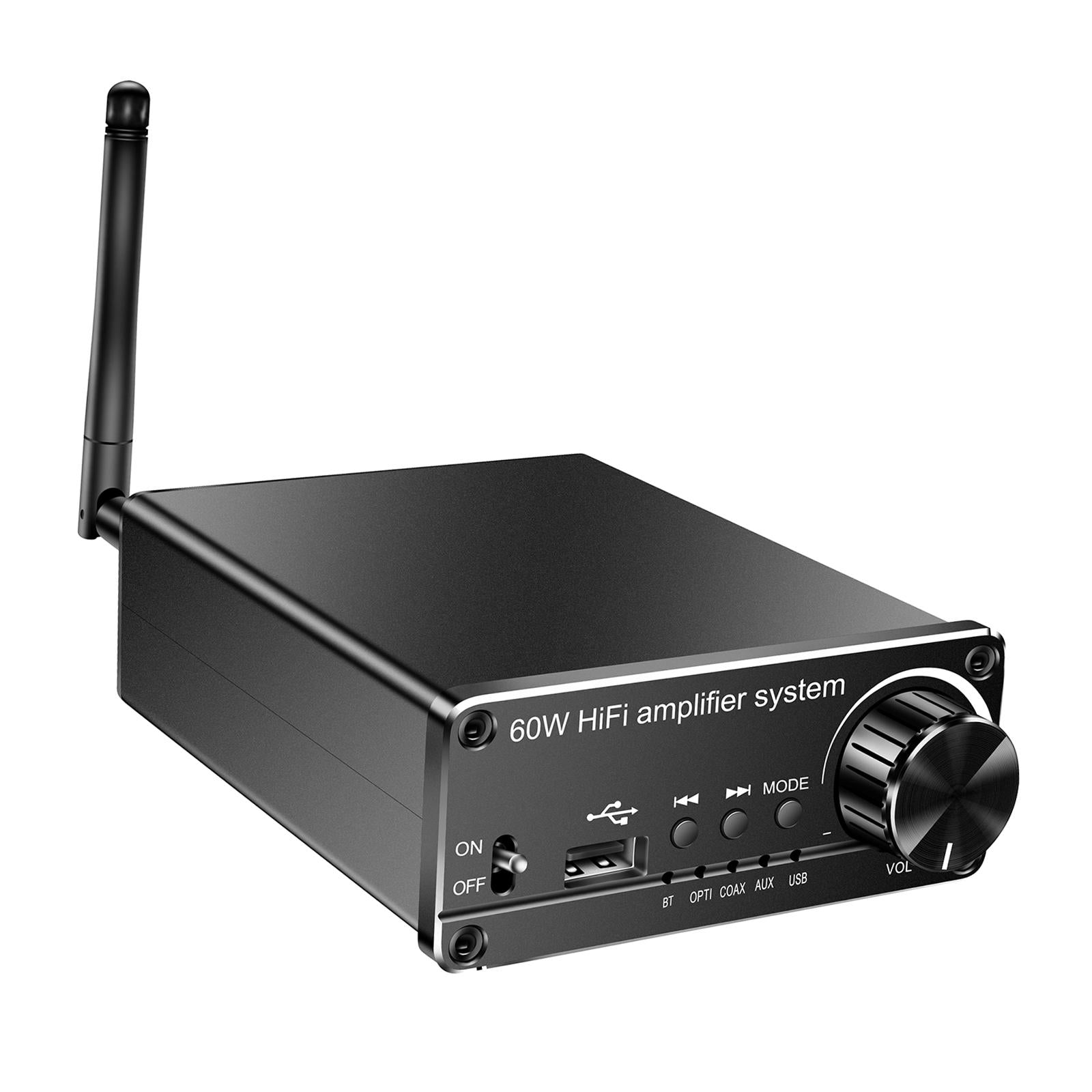 Restaurant Bar Small Audio Receiver HiFi Amplifier Stereo AMP 19V