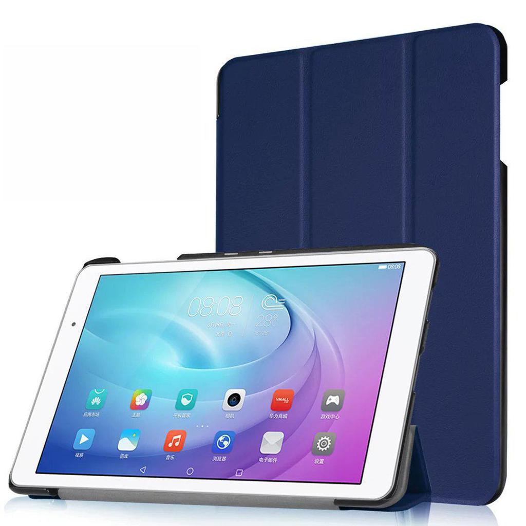 Smart Case Stand Cover Protector For Huawei MediaPad M5 lite 8.0 Dark Blue