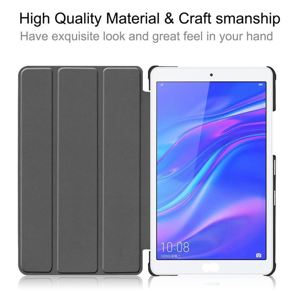 Smart Case Stand Cover Protector For Huawei MediaPad M5 lite 8.0 Grey