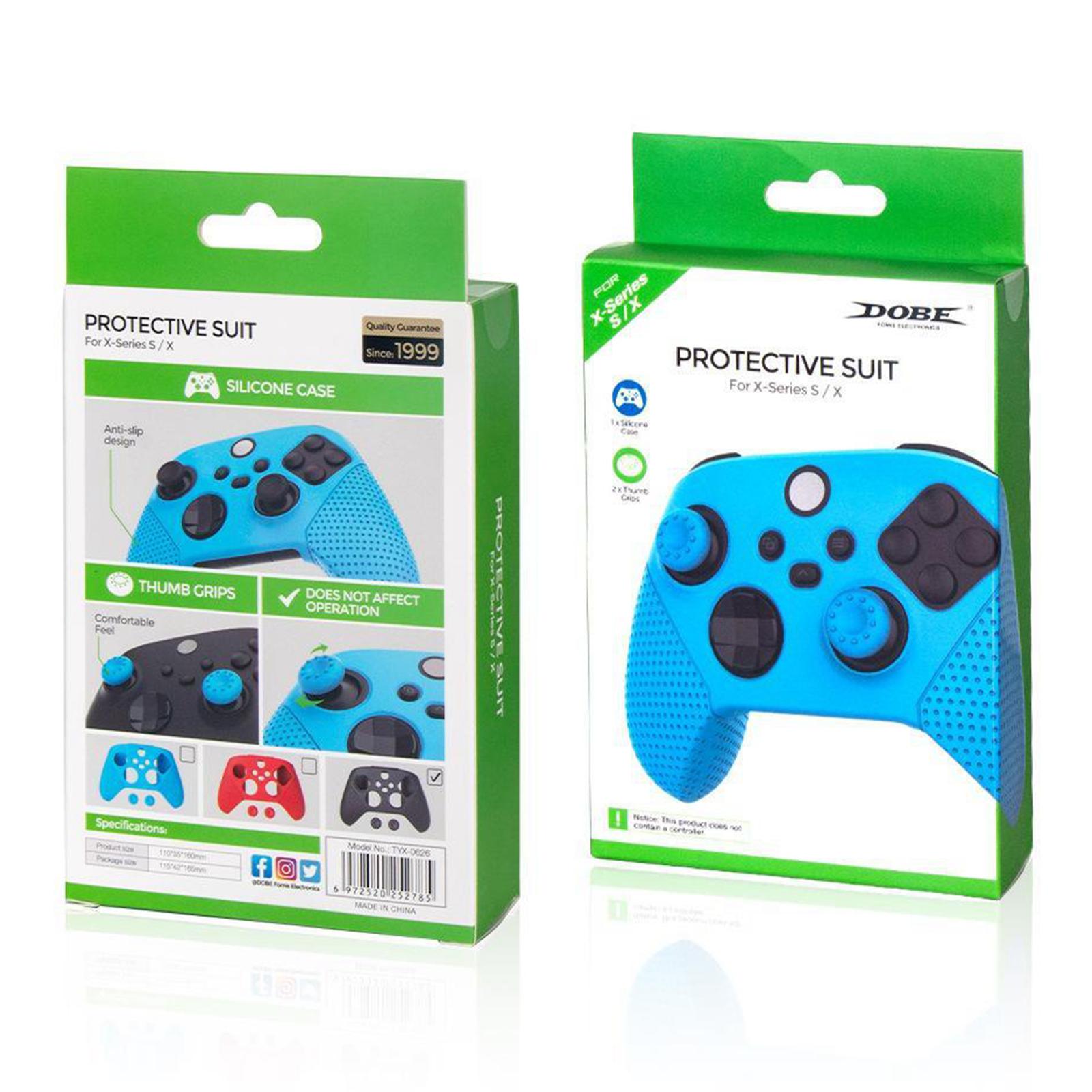 Silicone Case Cover Skin Joystick Grip for Xbox Series S X Controller Blue