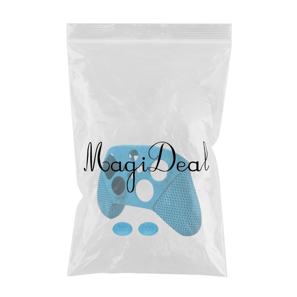 Silicone Case Cover Skin Joystick Grip for Xbox Series S X Controller Blue