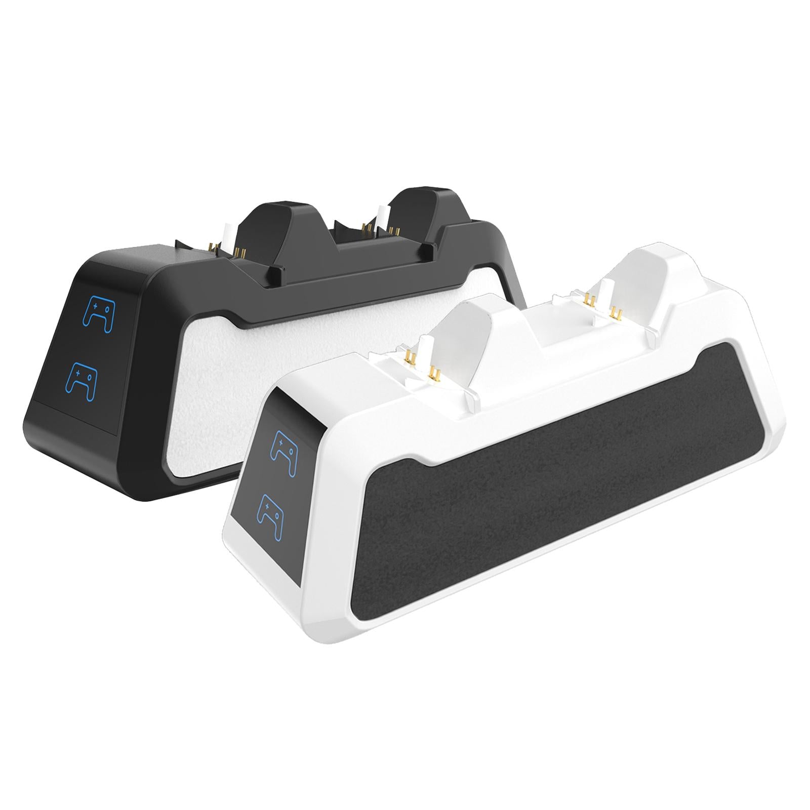 Quick Charge USB Quick Charge Dual Controller for Playstation5 black+white
