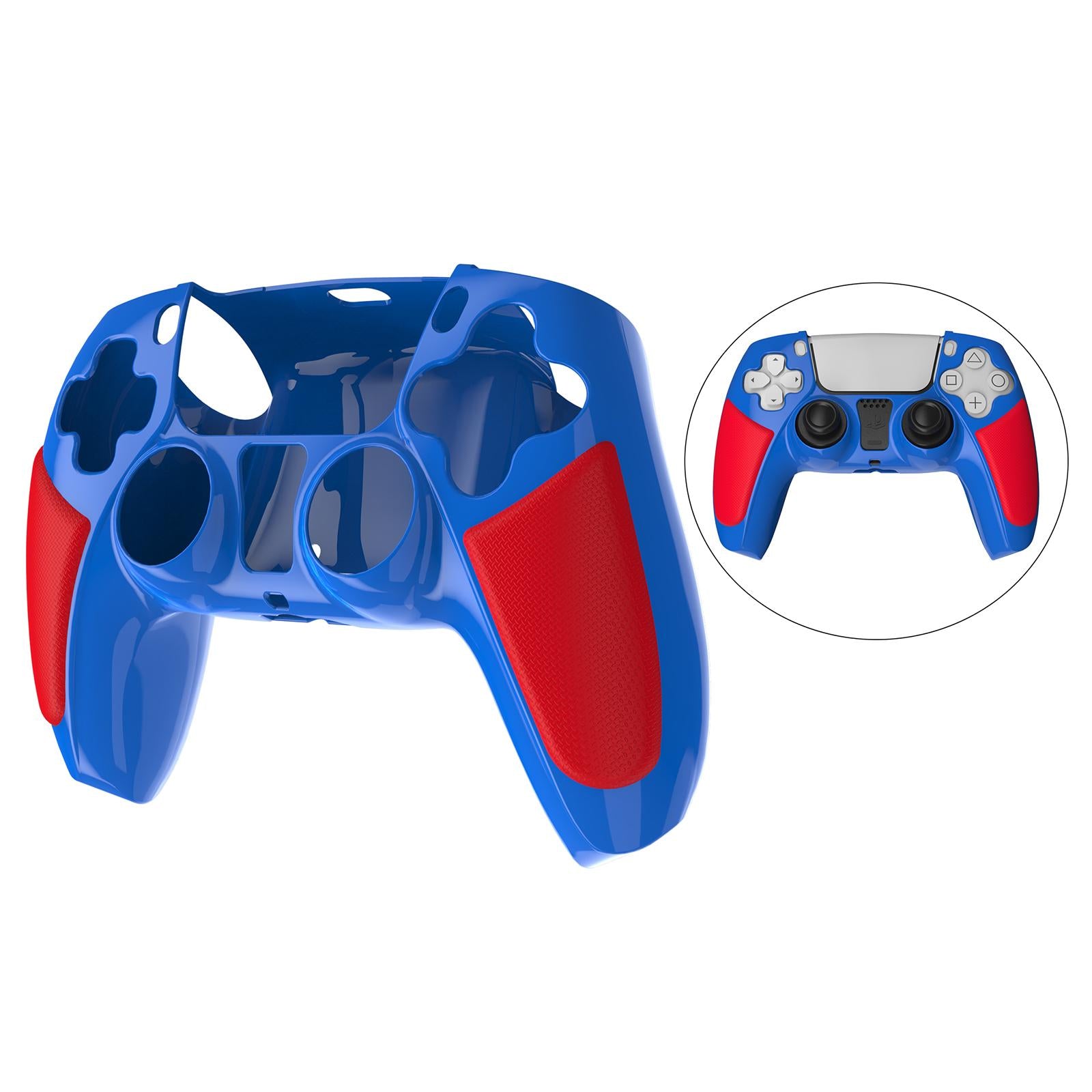 Silicone Controller Skin Protective Cover for Sony PS5 Controller Red