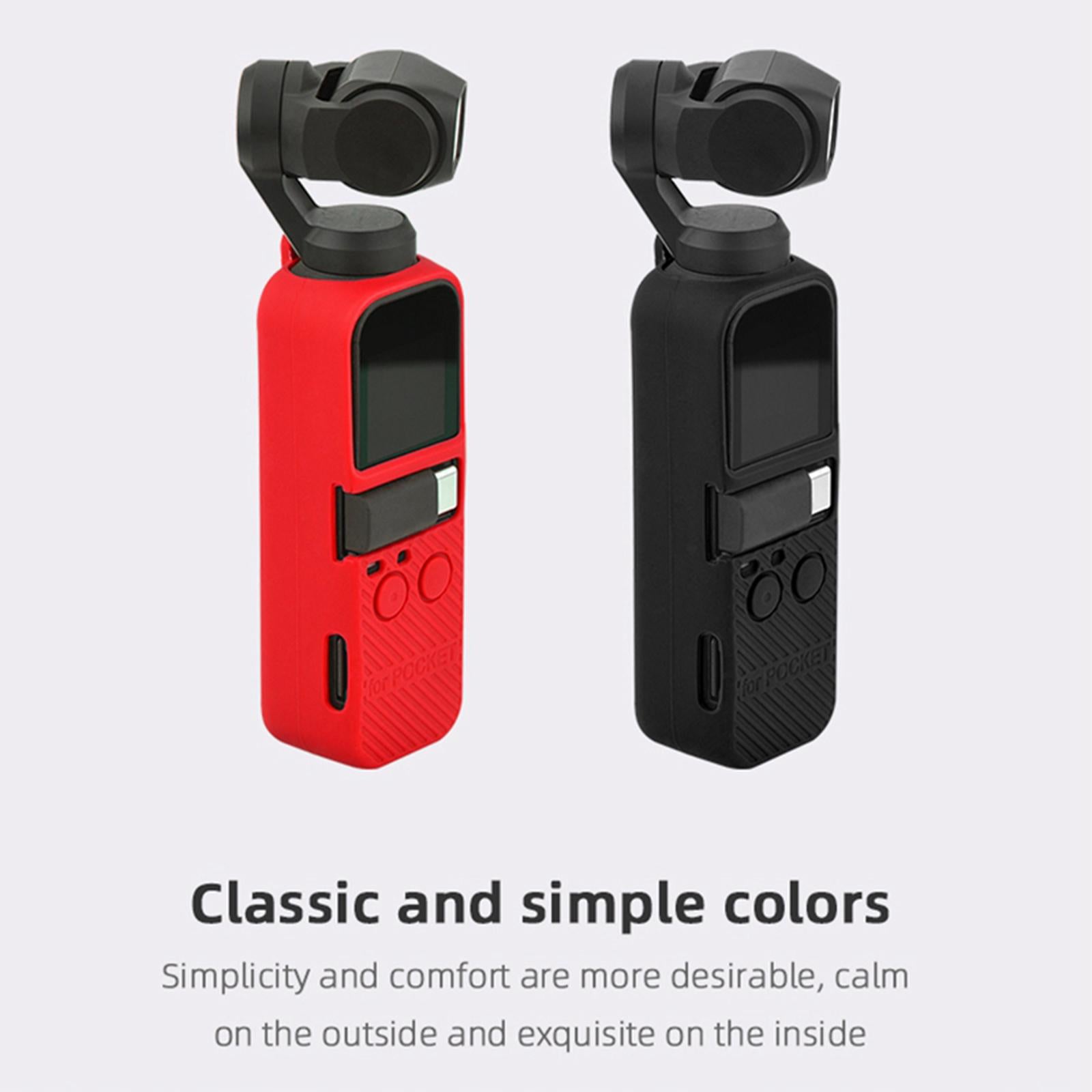 Accessories Silicone Cover Case Sleeve for DJI Pocket 2 Red