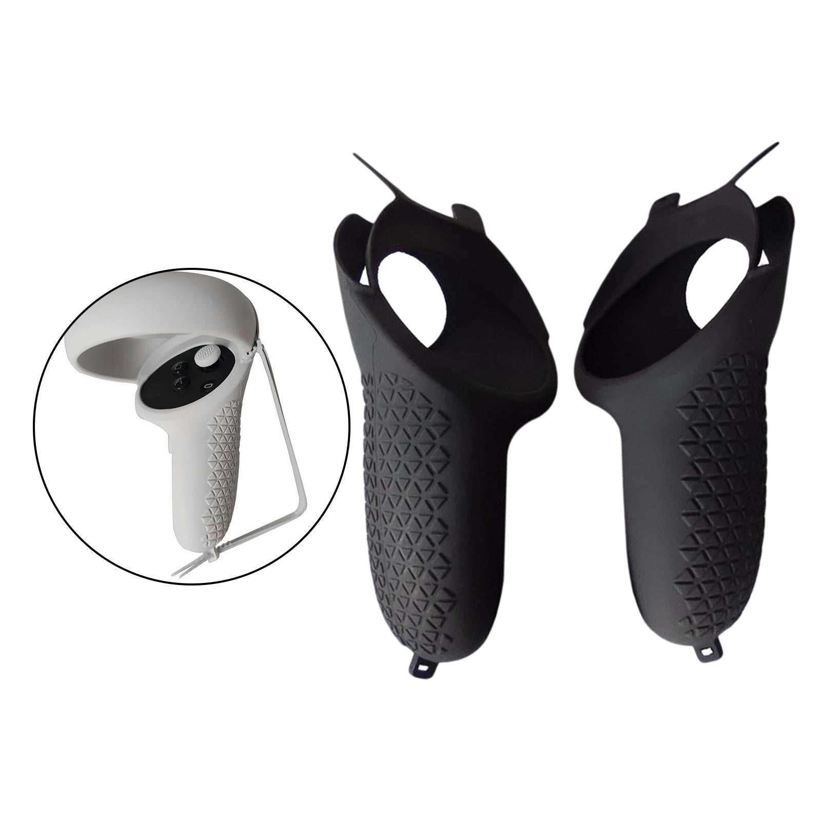 Touch Controller Silicone Handle Grip Cover for Oculus Quest 2 black