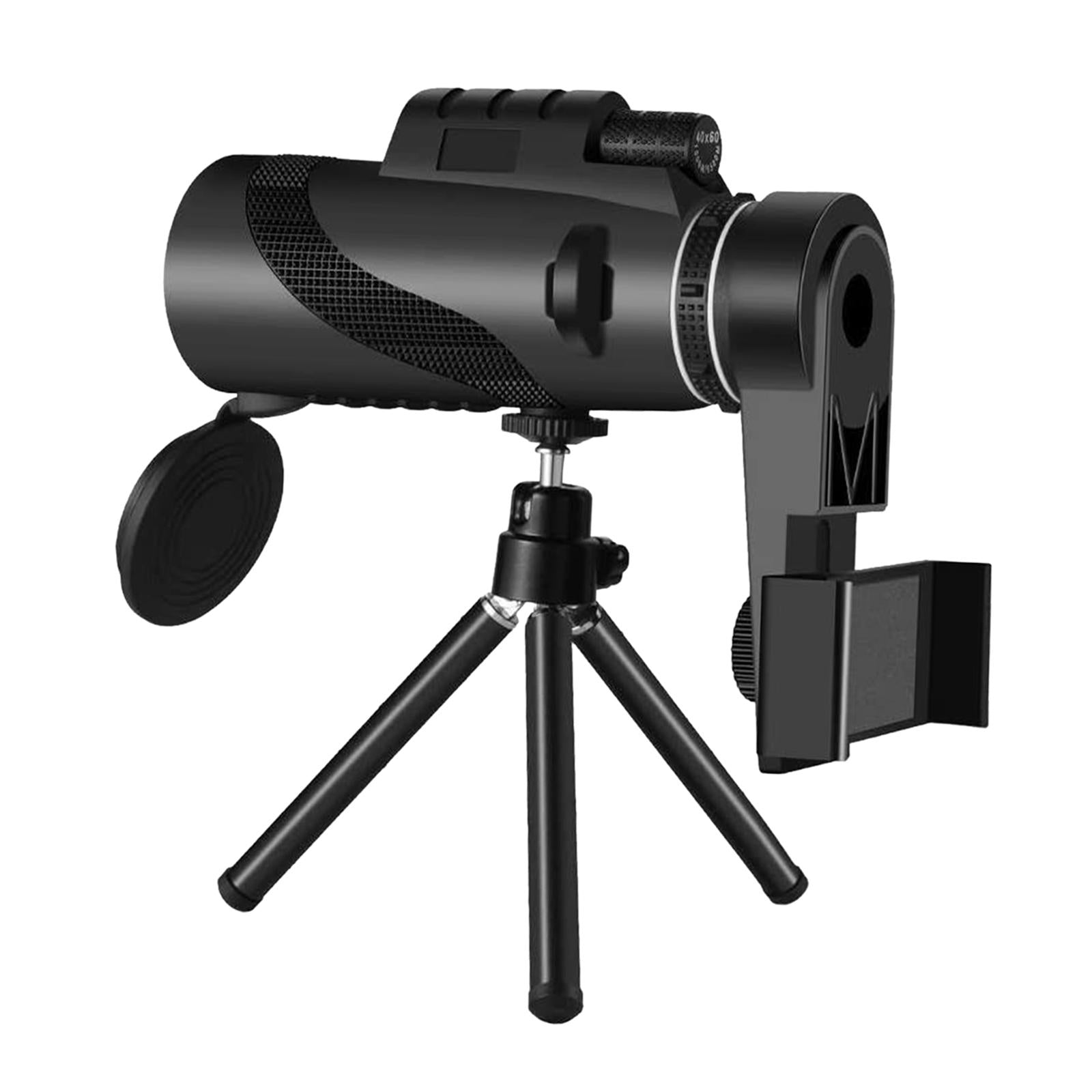 Shockproof Monoculars Telescope 40x60 HD with Tripod Adapter Low Light