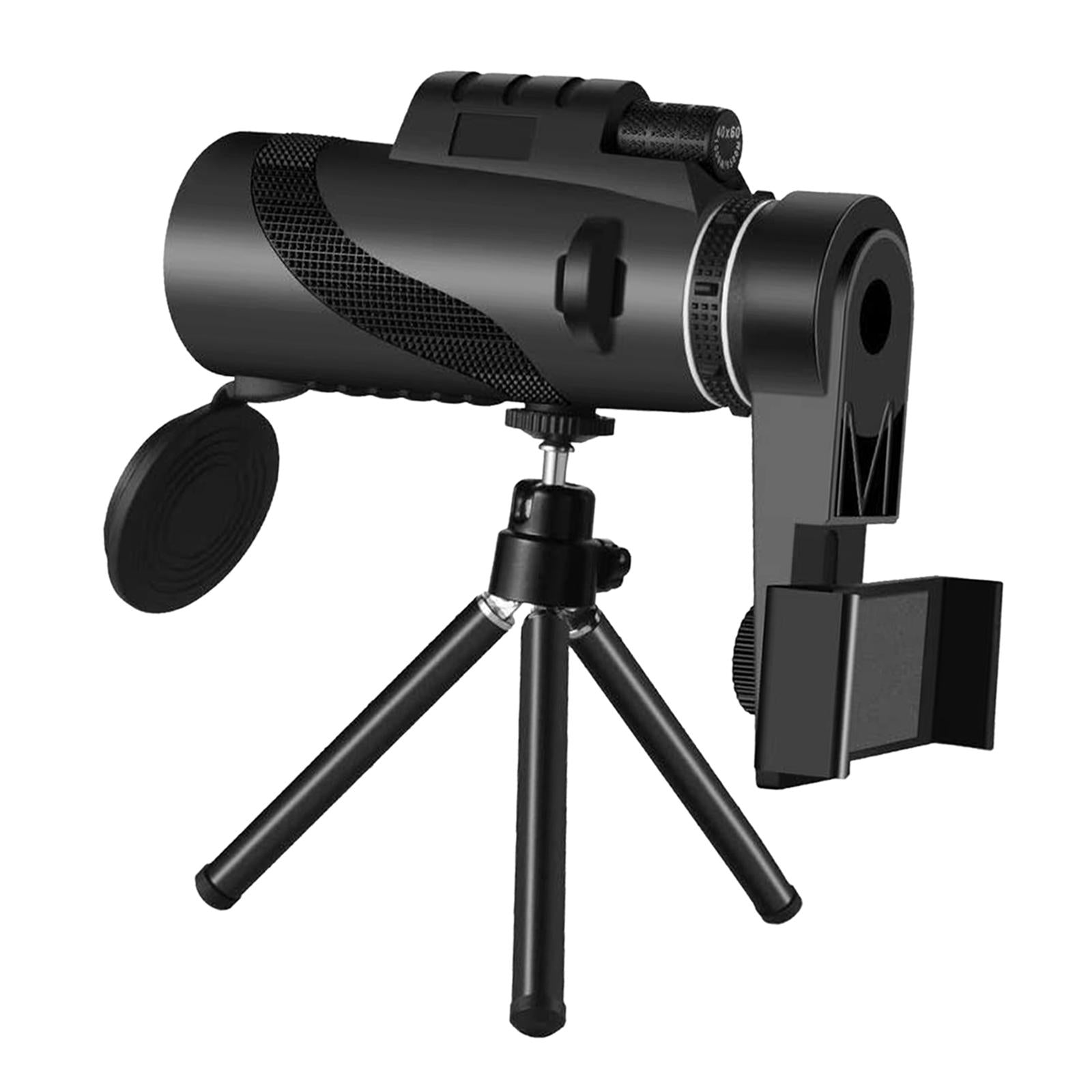 Shockproof Monoculars Telescope 40x60 HD with Tripod Adapter Low Light
