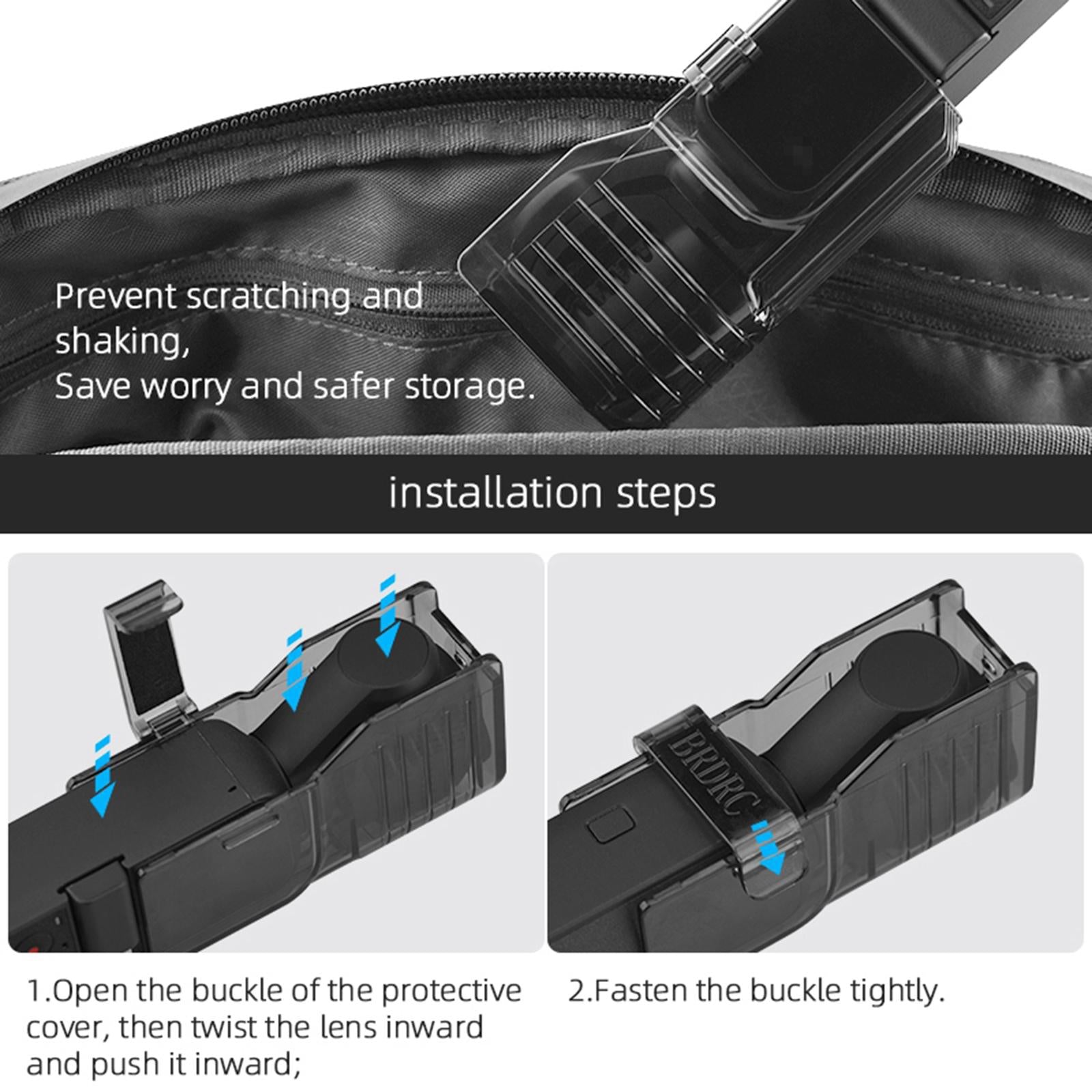 Protective Lens Cover Hood for DJI OSMO POCKET 2 Gimbal Camera All-surround