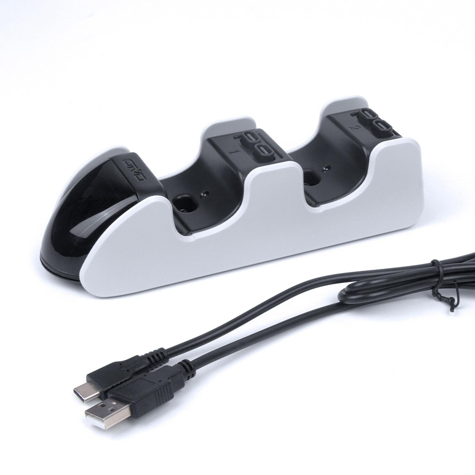 Portable Dual Charging Station Charger for Playstation 5 Controller Safe