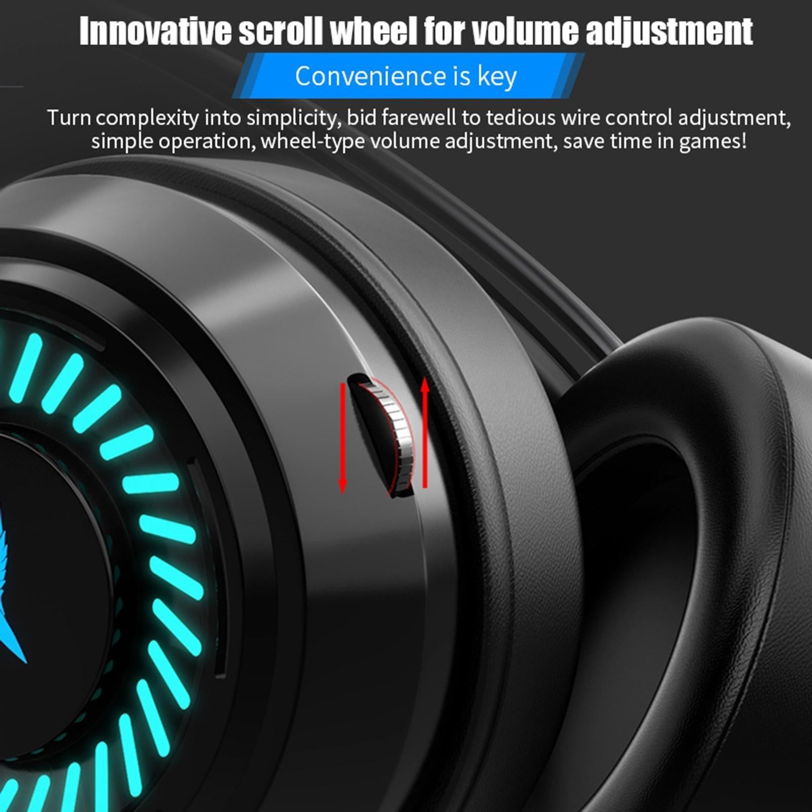 Esports Gaming Headset PC Headphone 7.1 Surround Sound for PC Mac Laptop 3.5mm plug