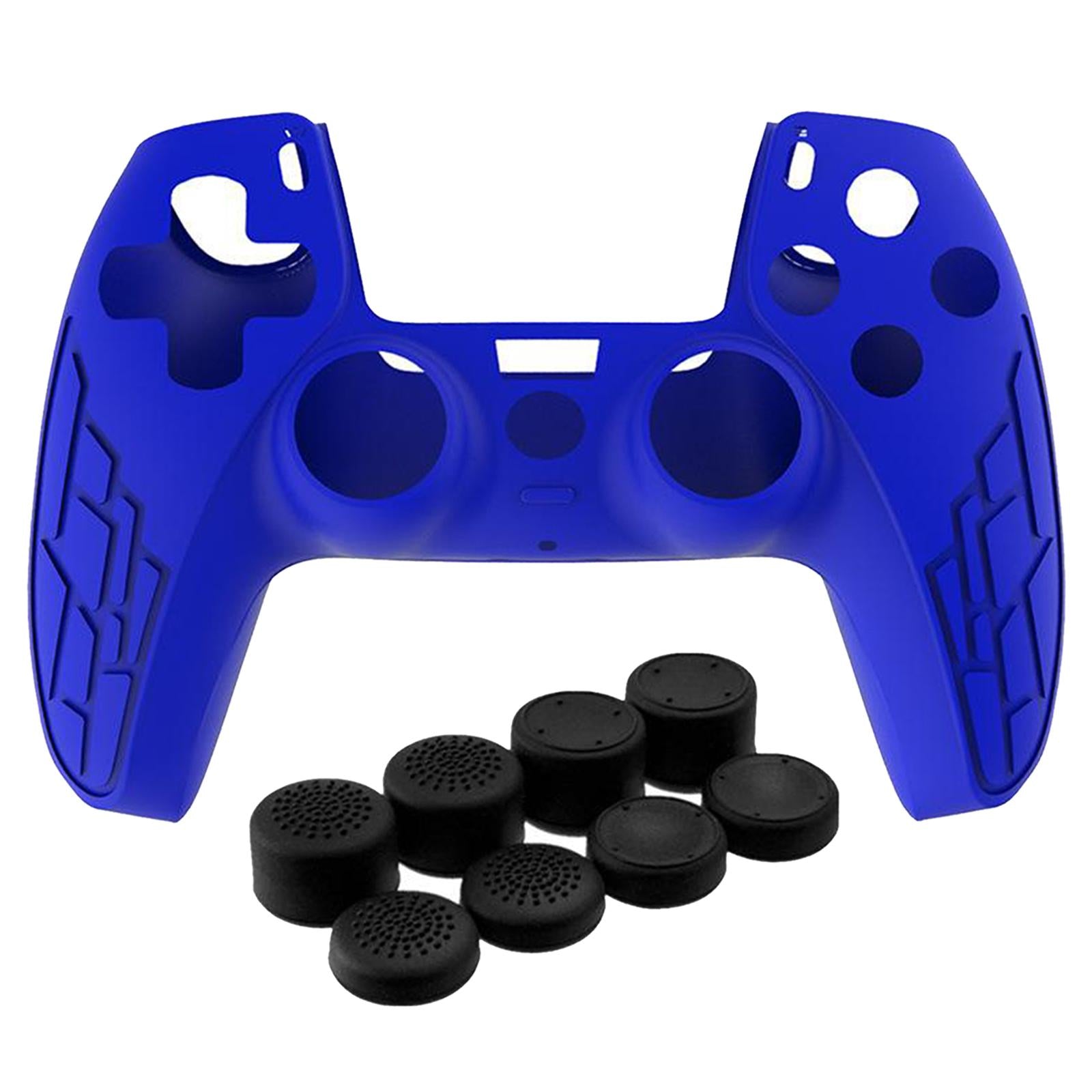 Anti-Slip Silicone Sleeve Case Skin Covers for PS5 Controller Blue