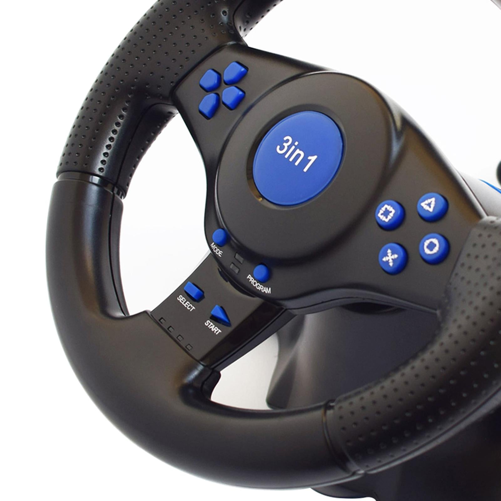 Simulator Racing Steering Wheel Kit fits for PS3 PS2 PC Steering Wheel